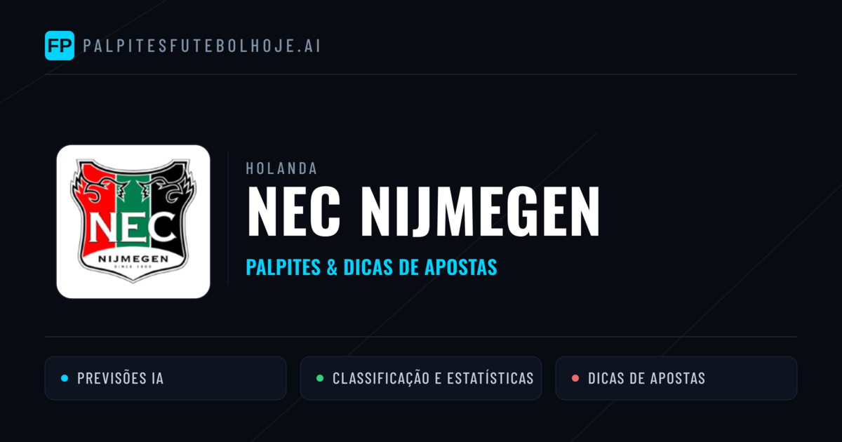 NEC Nijmegen Palpites & Estatísticas