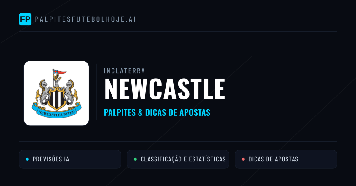 Newcastle Palpites & Estatísticas