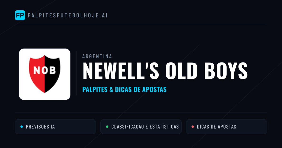 Newell's Old Boys Palpites & Estatísticas