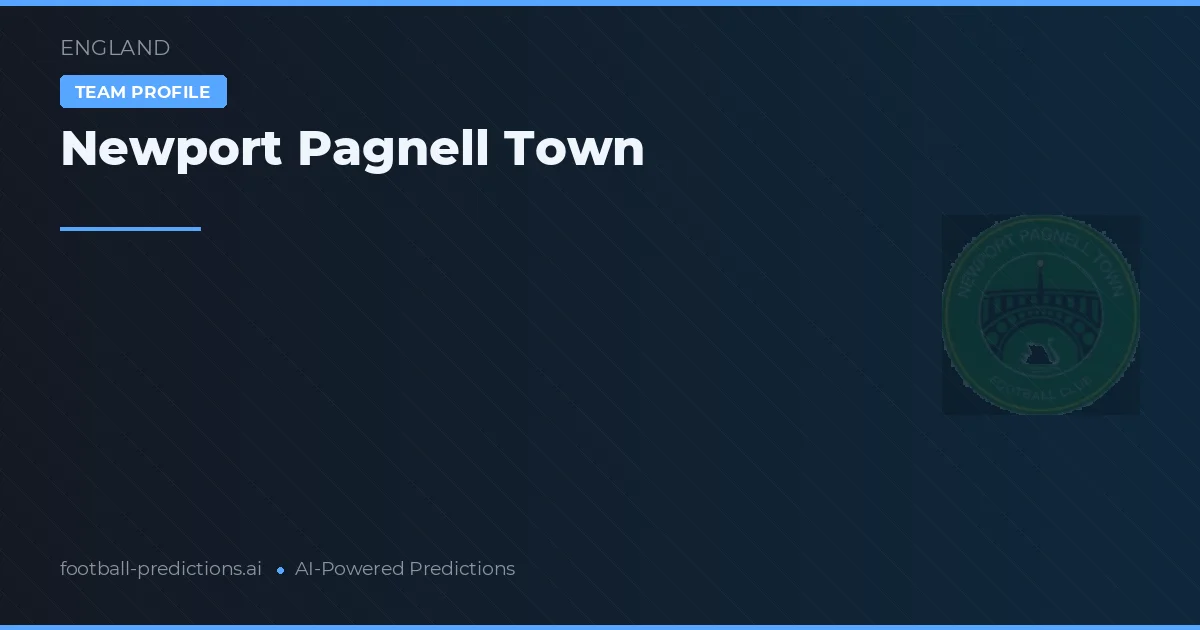 Newport Pagnell Town Palpites & Estatísticas