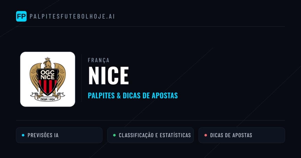 Nice Palpites & Estatísticas