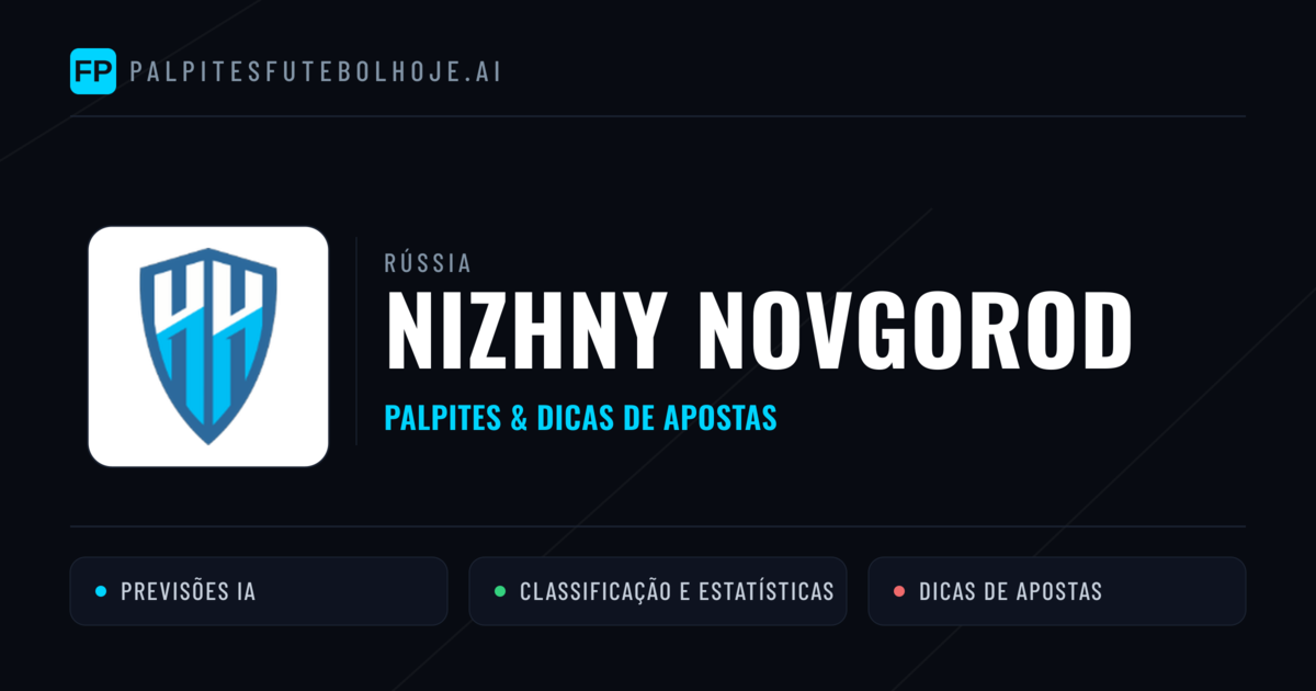 Nizhny Novgorod Palpites & Estatísticas