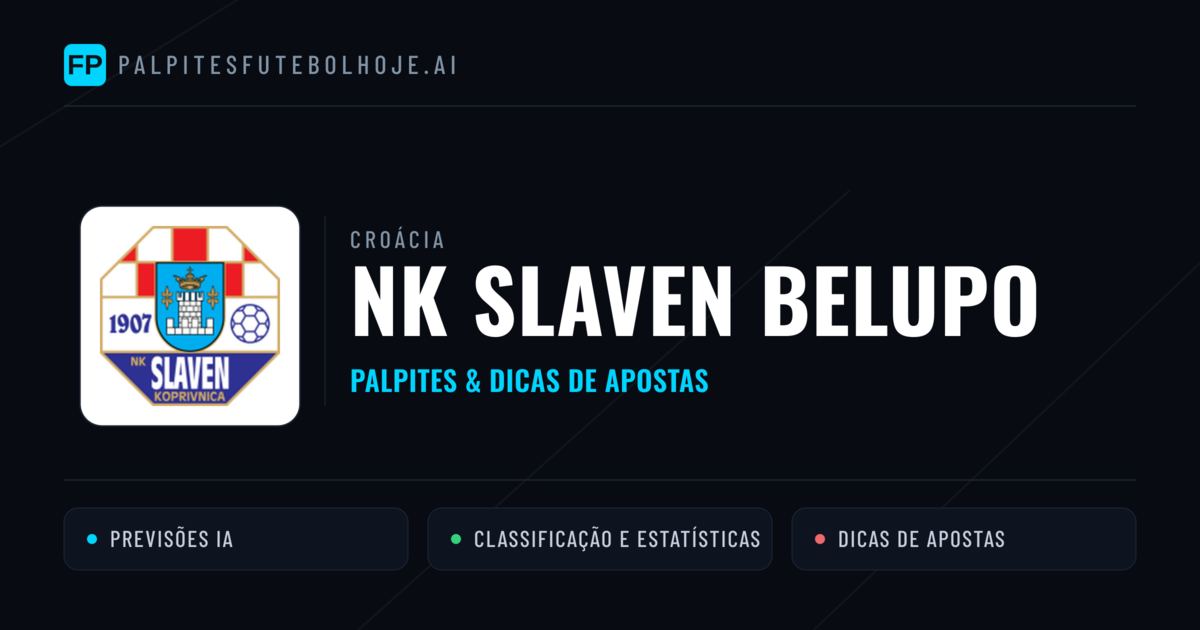 NK Slaven Belupo Palpites & Estatísticas
