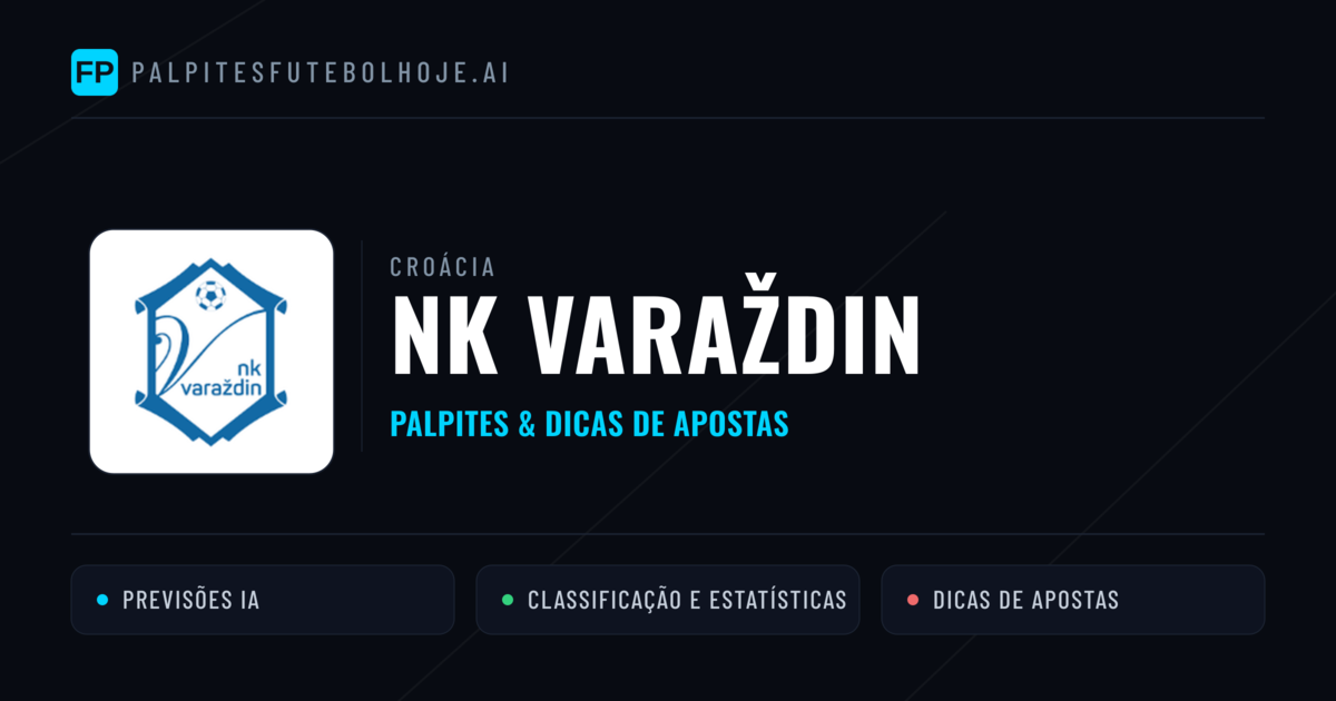 NK Varaždin Palpites & Estatísticas