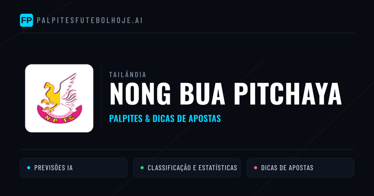Nong Bua Pitchaya Palpites & Estatísticas