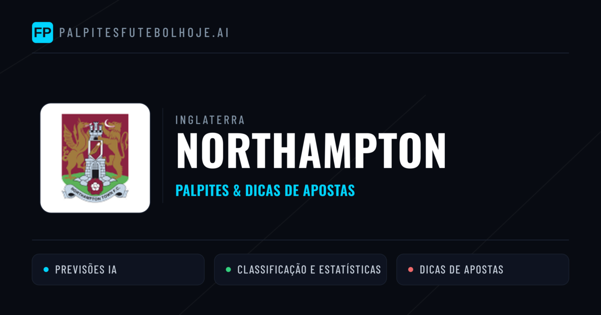 Northampton Palpites & Estatísticas