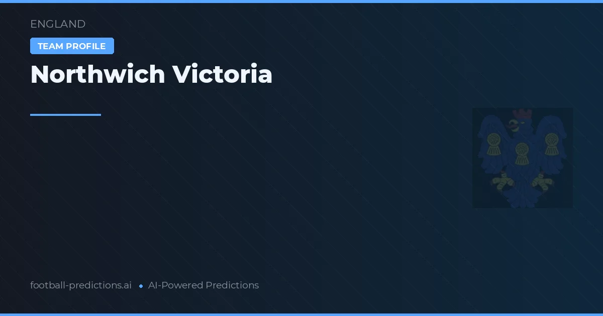 Northwich Victoria Palpites & Estatísticas