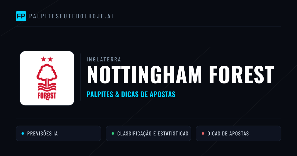 Nottingham Forest Palpites & Estatísticas