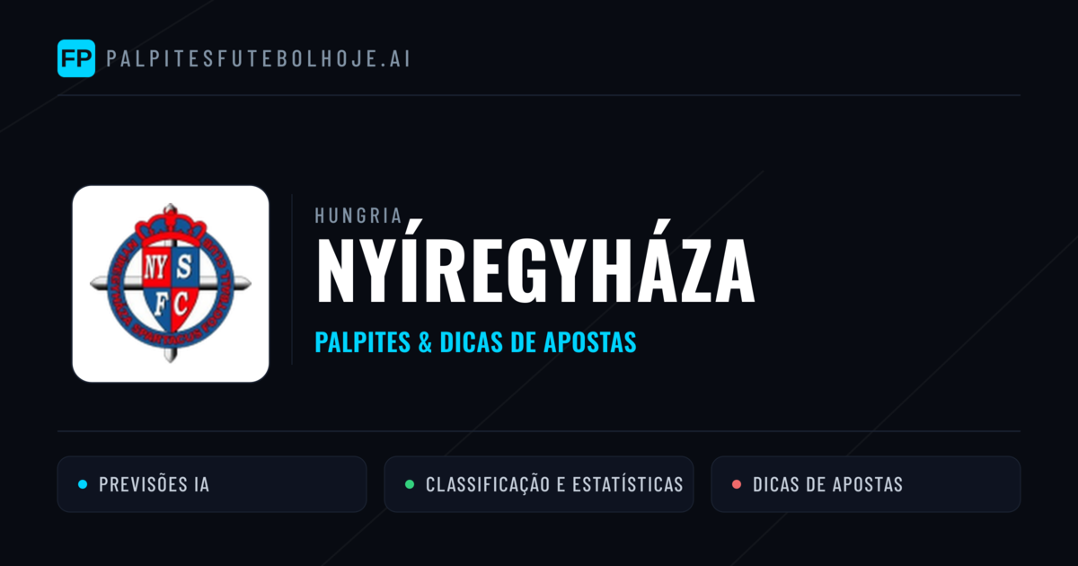 Nyíregyháza Palpites & Estatísticas
