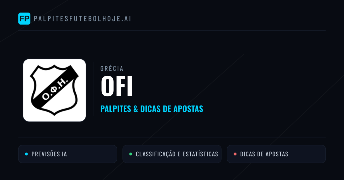 OFI Palpites & Estatísticas