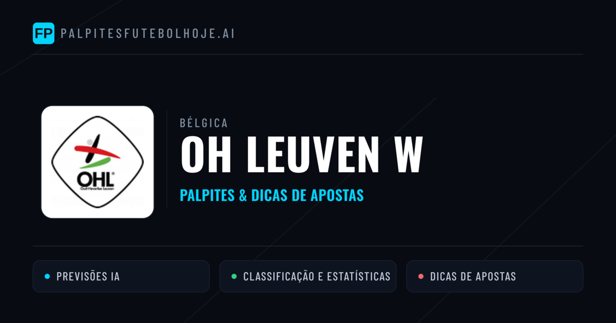 OH Leuven W Palpites & Estatísticas