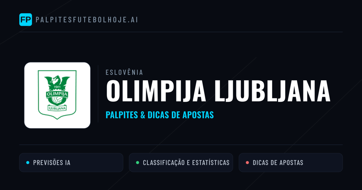 Olimpija Ljubljana Palpites & Estatísticas