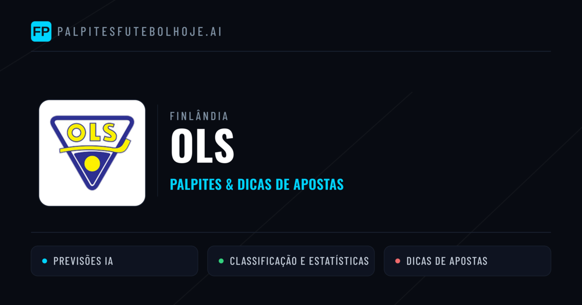 OLS Palpites & Estatísticas