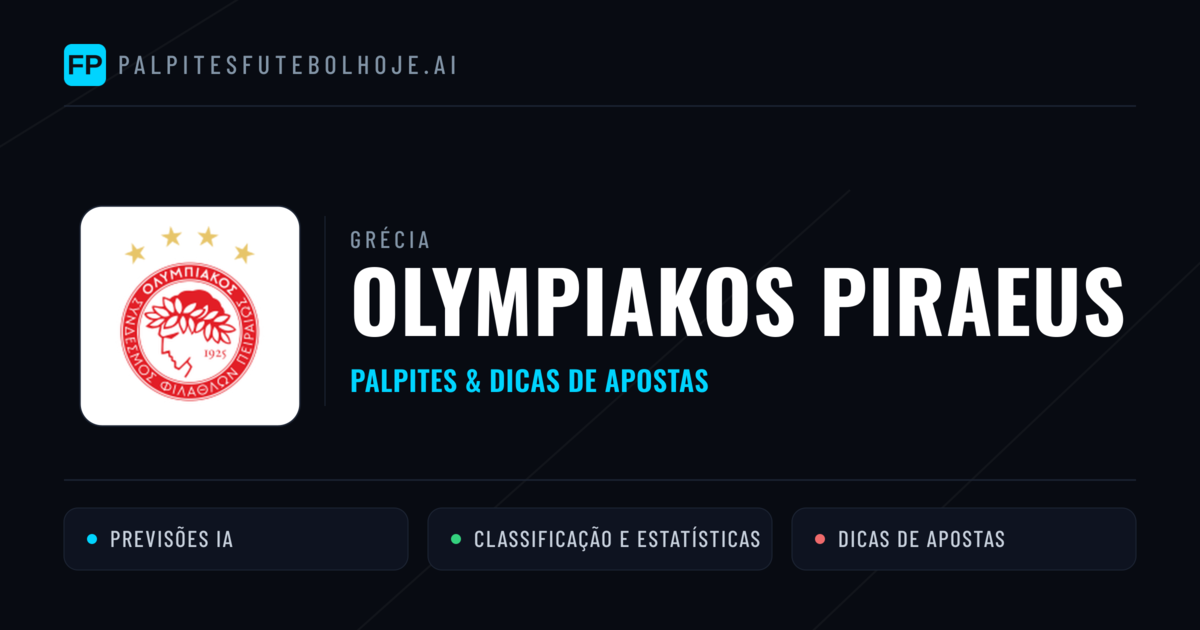 Olympiakos Piraeus Palpites & Estatísticas