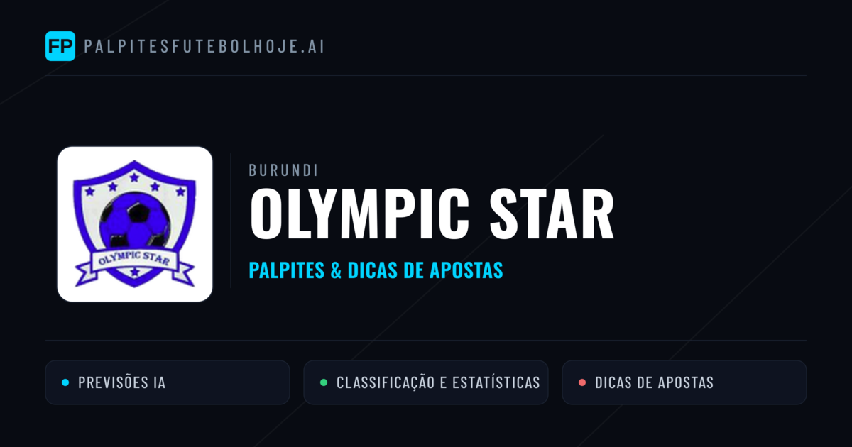 Olympic Star Palpites & Estatísticas