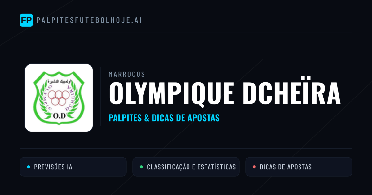 Olympique Dcheïra Palpites & Estatísticas