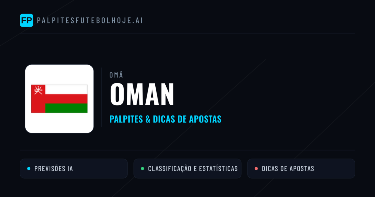 Oman Palpites & Estatísticas