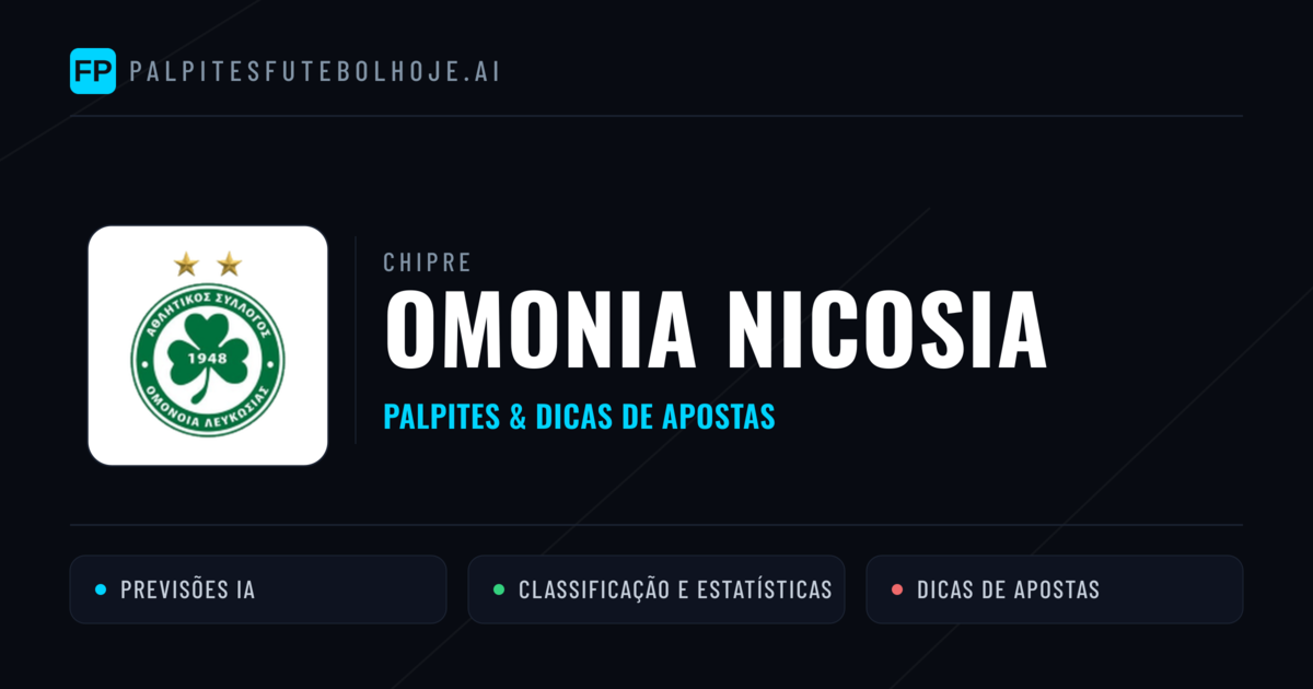 Omonia Nicosia Palpites & Estatísticas