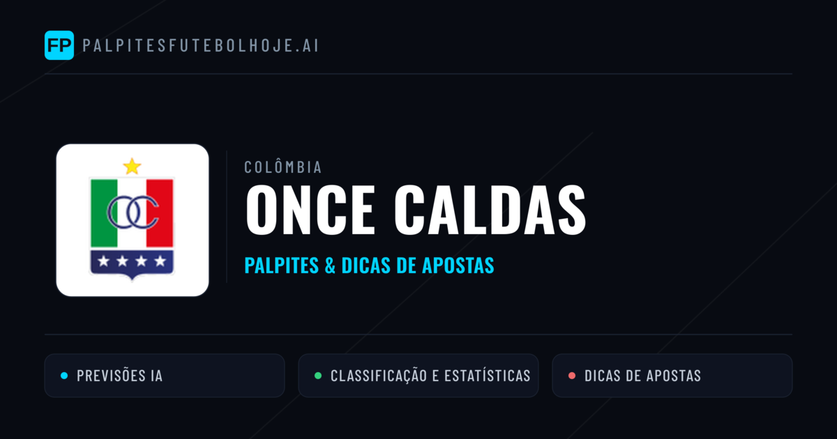 Once Caldas Palpites & Estatísticas