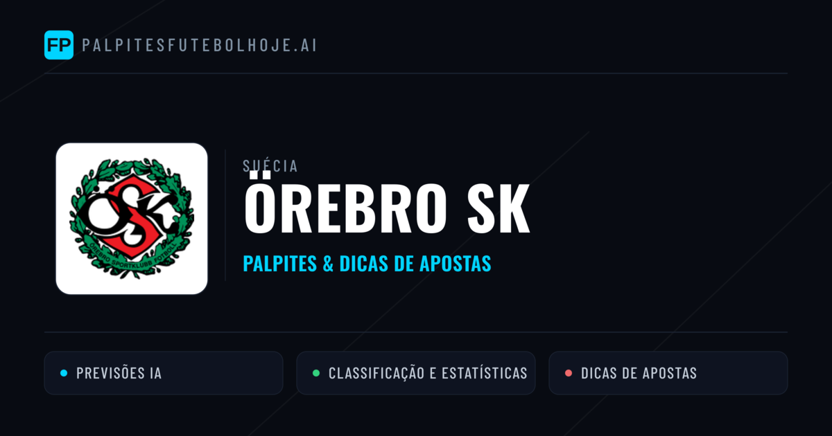Örebro SK Palpites & Estatísticas