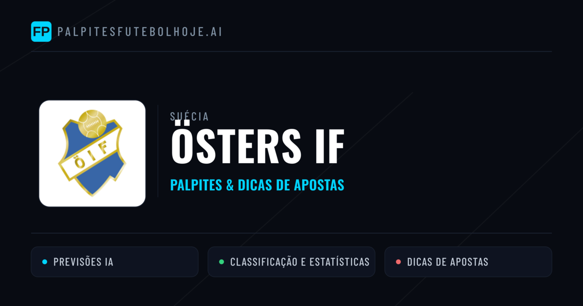 Östers IF Palpites & Estatísticas