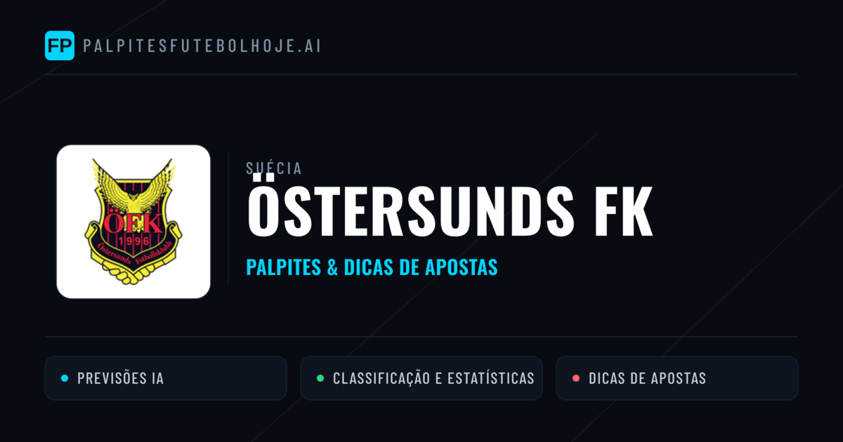 Östersunds FK Palpites & Estatísticas