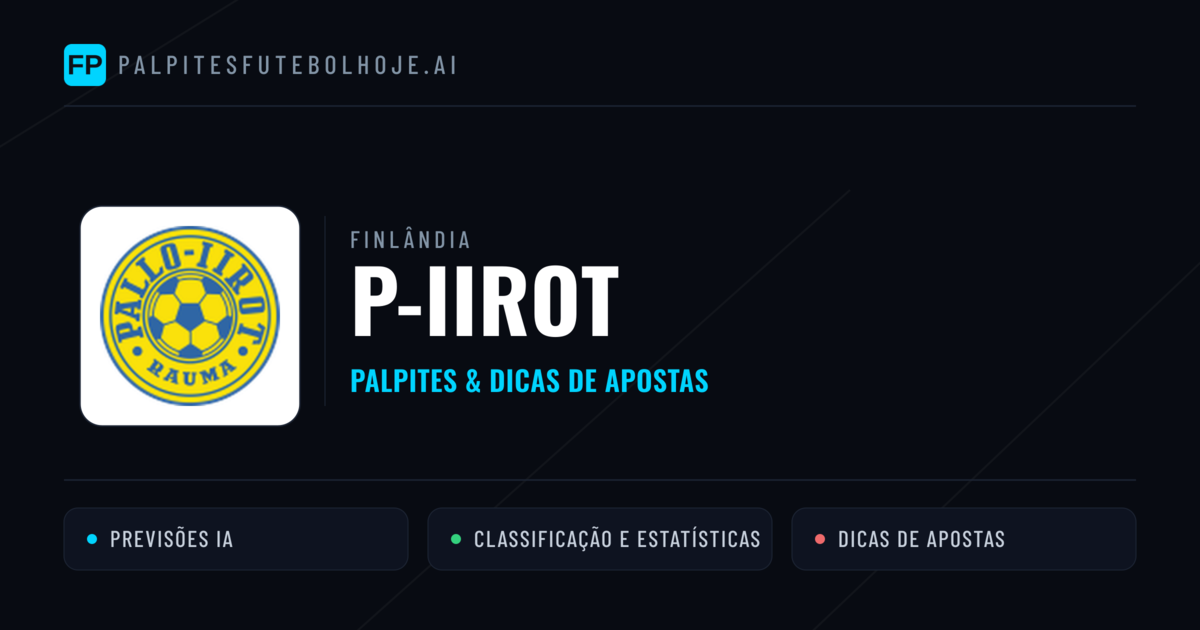 P-Iirot Palpites & Estatísticas