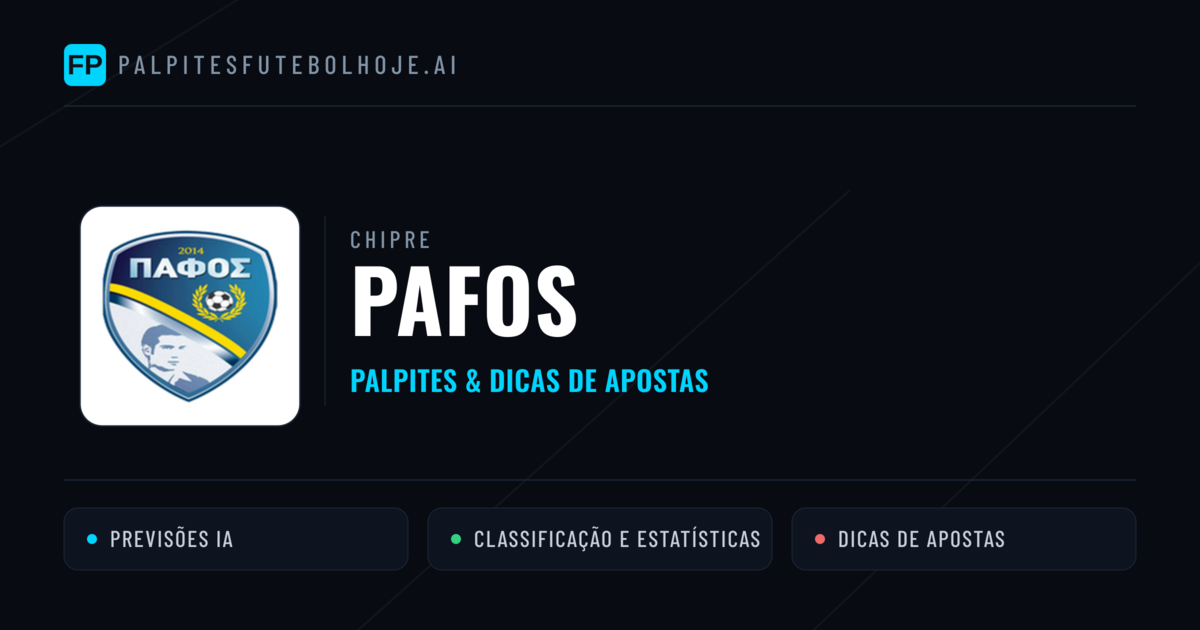 Pafos Palpites & Estatísticas