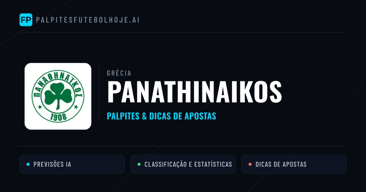 Panathinaikos Palpites & Estatísticas