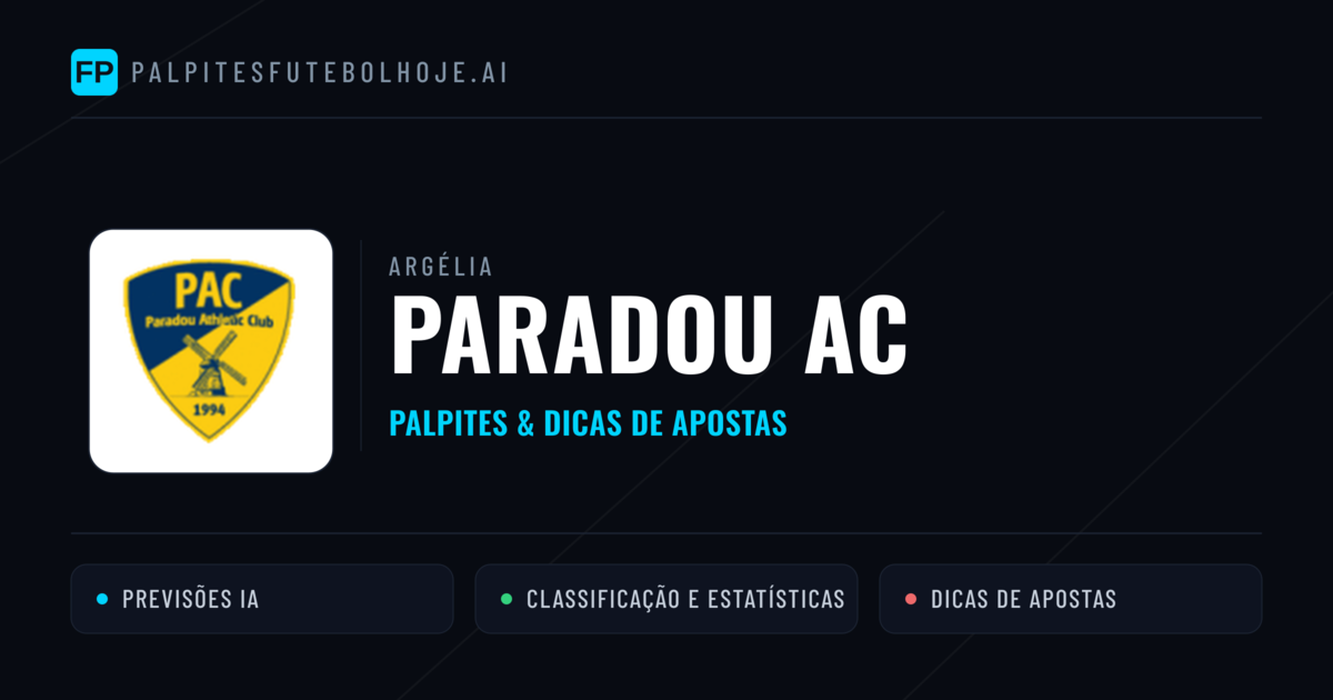 Paradou AC Palpites & Estatísticas