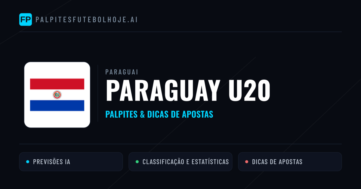 Paraguay U20 Palpites & Estatísticas