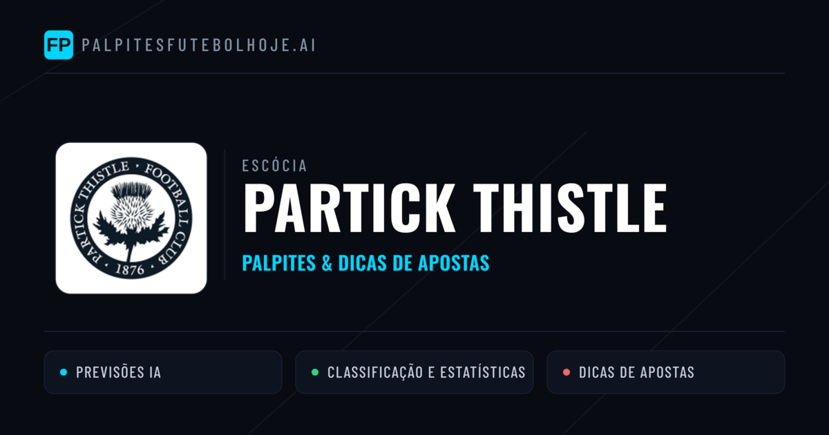 Partick Thistle Palpites & Estatísticas