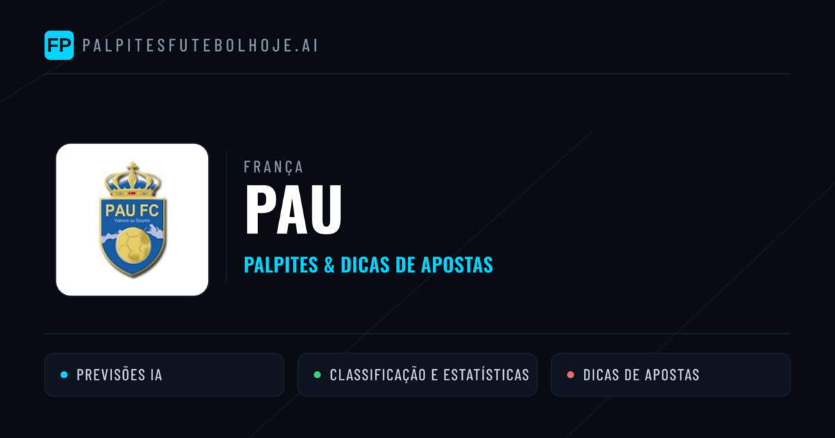 PAU Palpites & Estatísticas