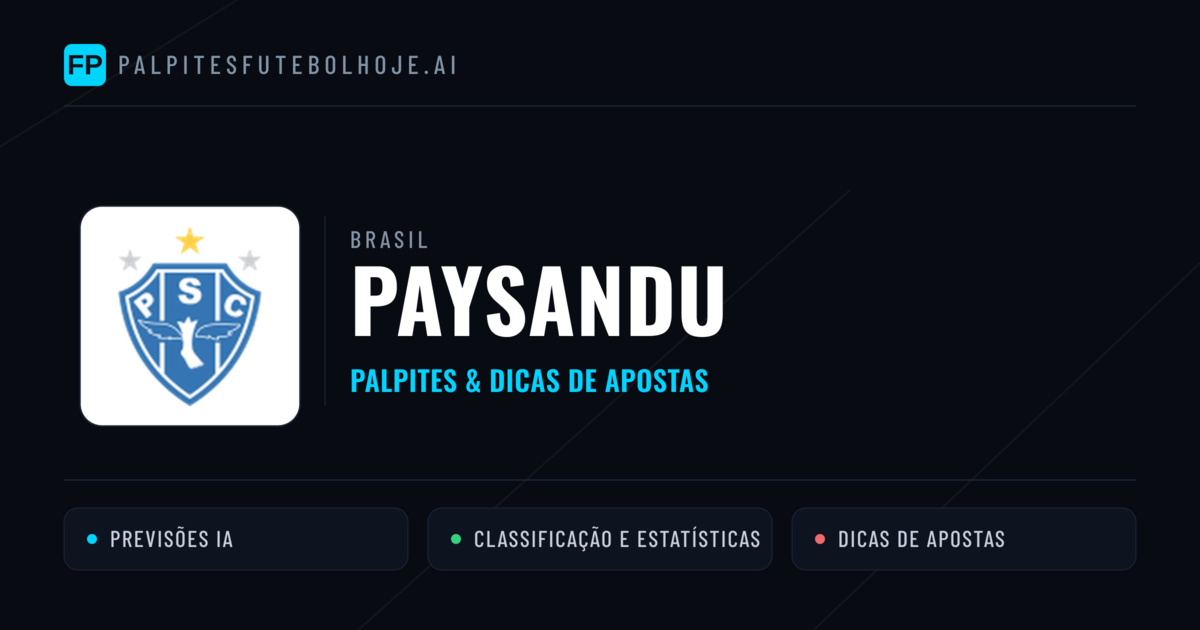 Paysandu Palpites & Estatísticas
