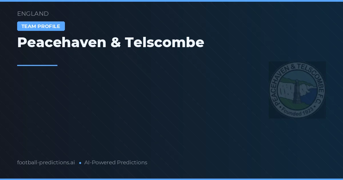Peacehaven & Telscombe Palpites & Estatísticas