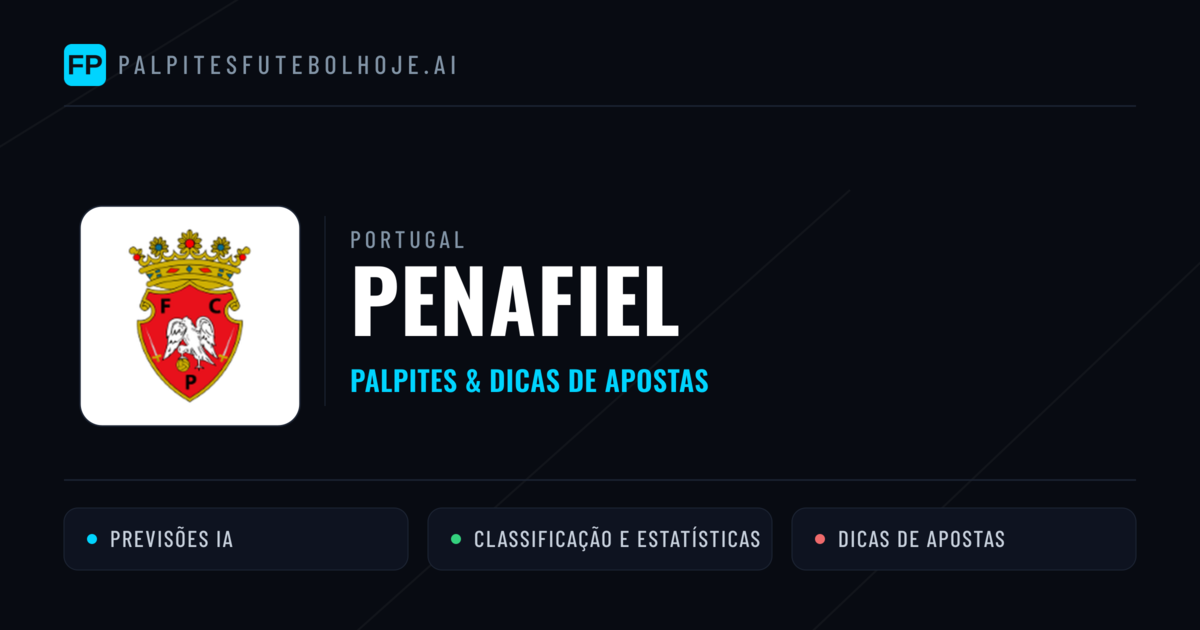 Penafiel Palpites & Estatísticas