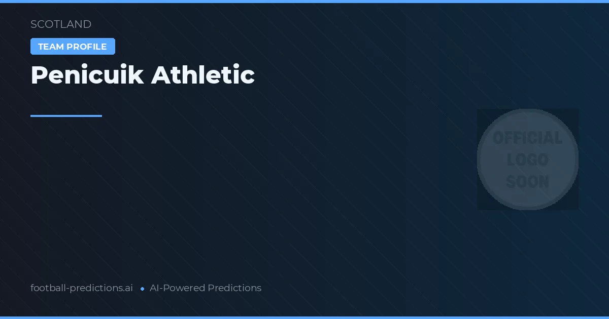 Penicuik Athletic Palpites & Estatísticas