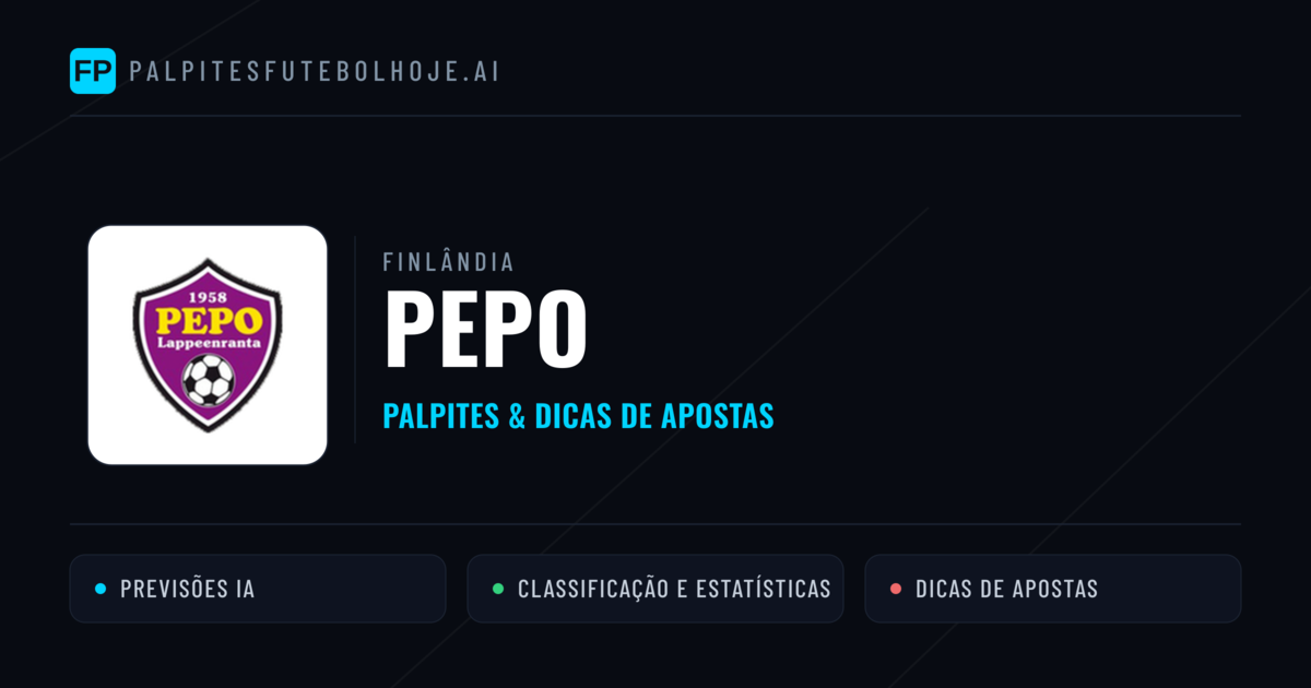 PEPO Palpites & Estatísticas