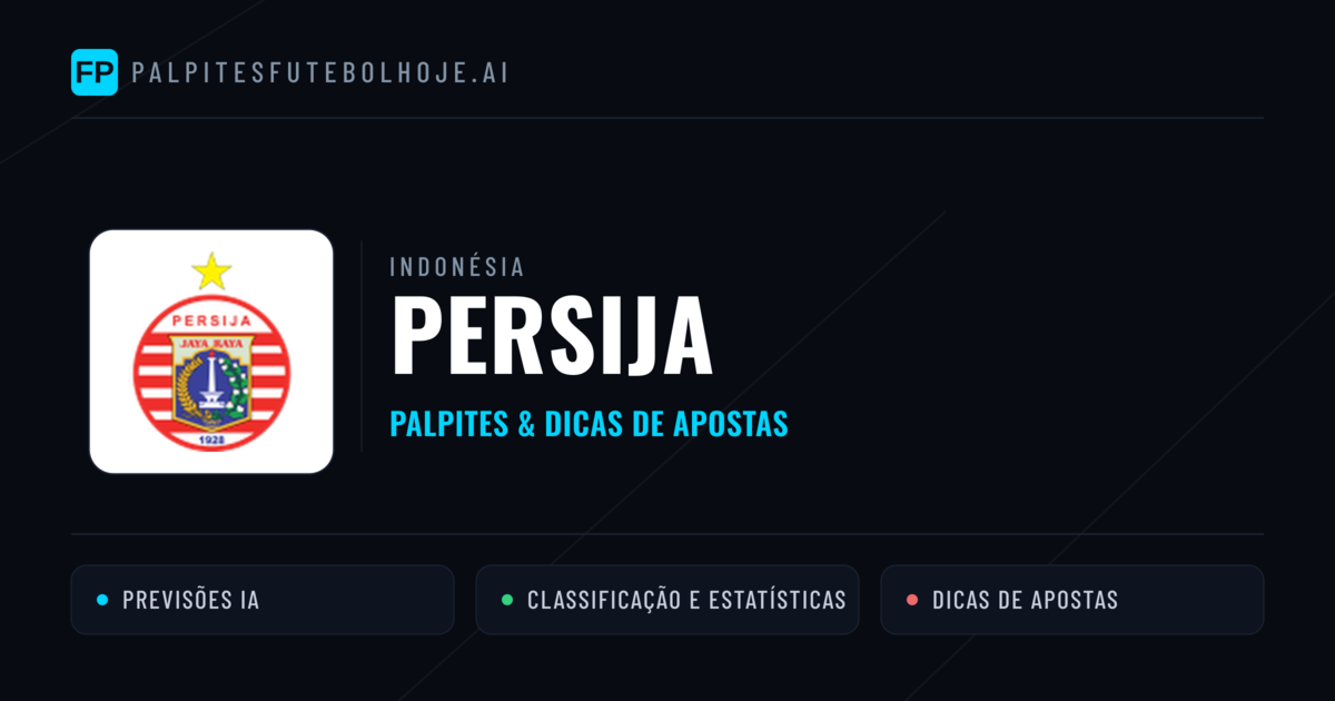 Persija Palpites & Estatísticas
