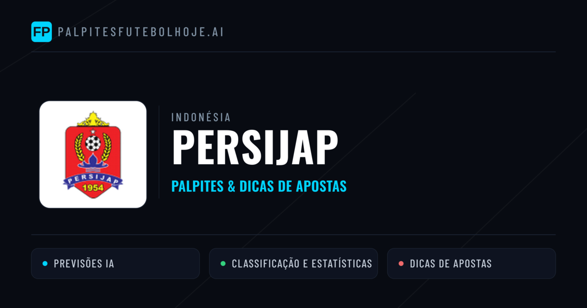 Persijap Palpites & Estatísticas