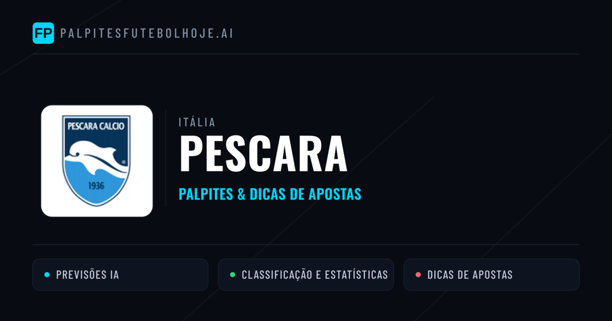 Pescara Palpites & Estatísticas