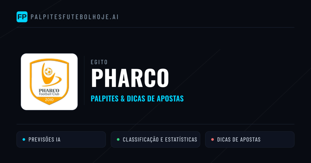 Pharco Palpites & Estatísticas