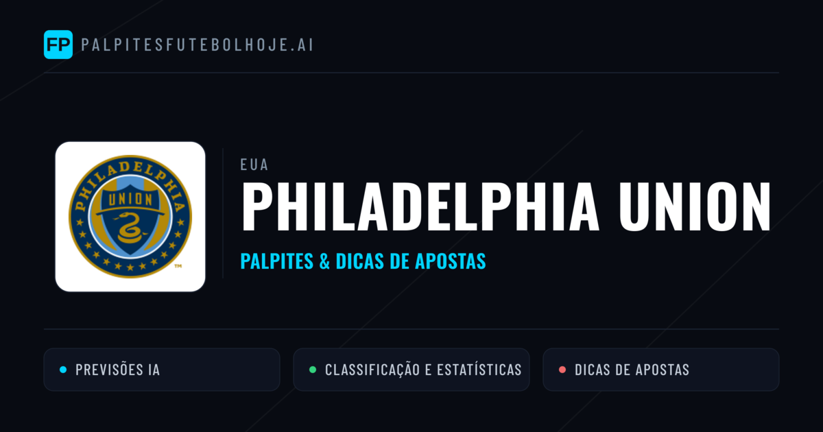 Philadelphia Union Palpites & Estatísticas