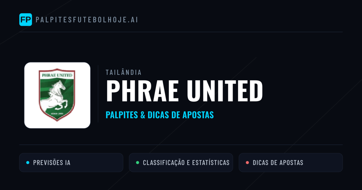 Phrae United Palpites & Estatísticas