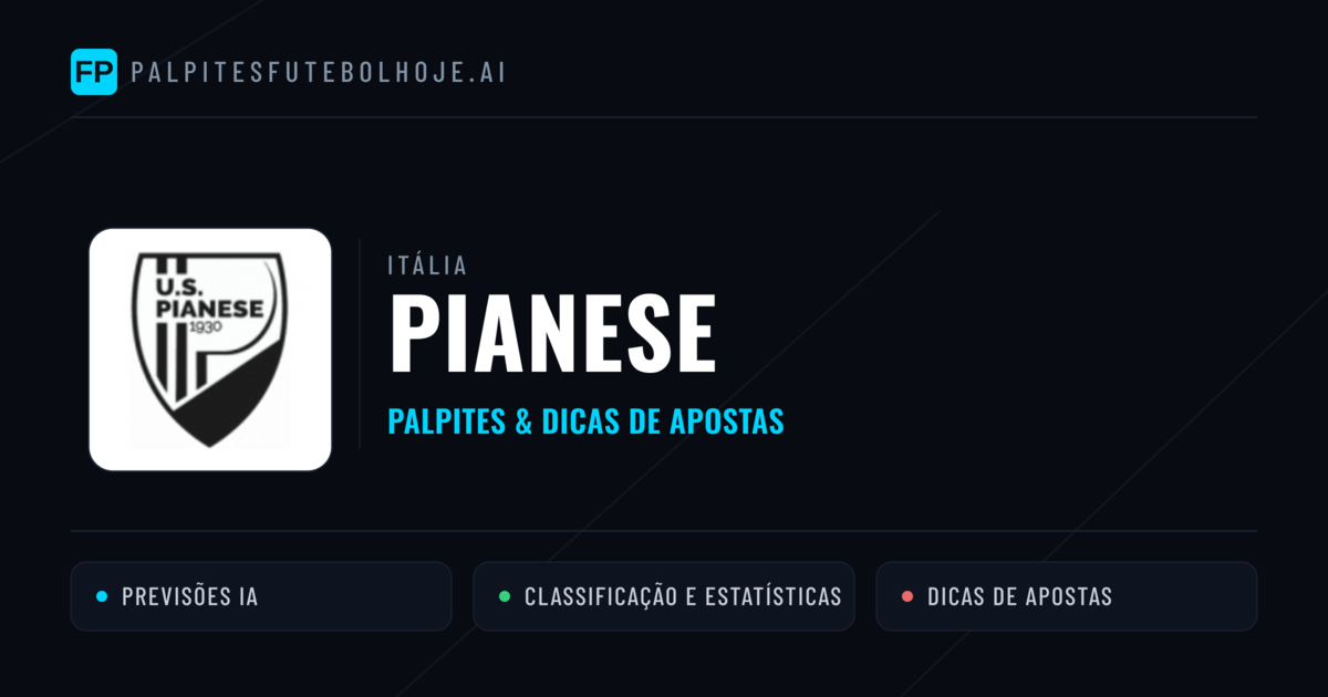 Pianese Palpites & Estatísticas