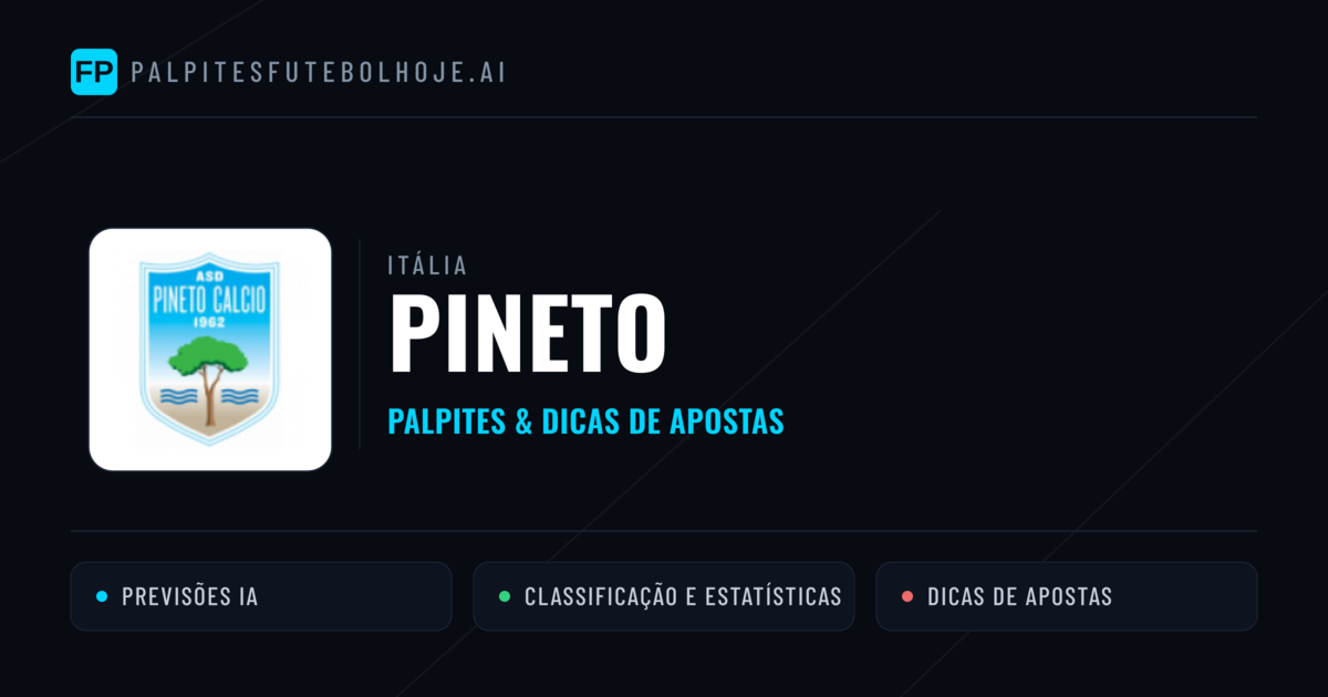 Pineto Palpites & Estatísticas