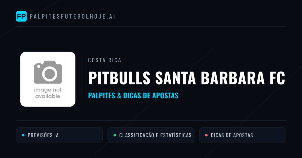 Pitbulls Santa Barbara FC Palpites & Estatísticas