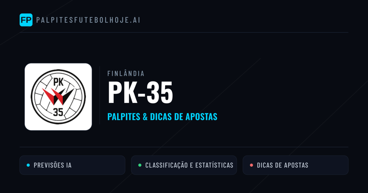 PK-35 Palpites & Estatísticas
