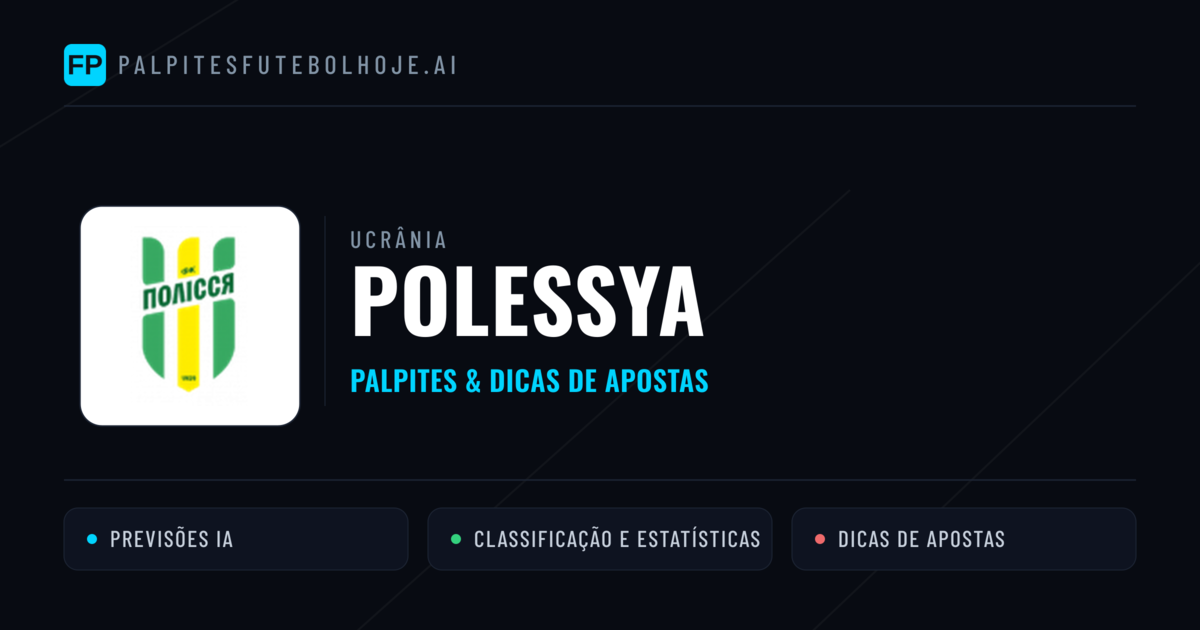 Polessya Palpites & Estatísticas