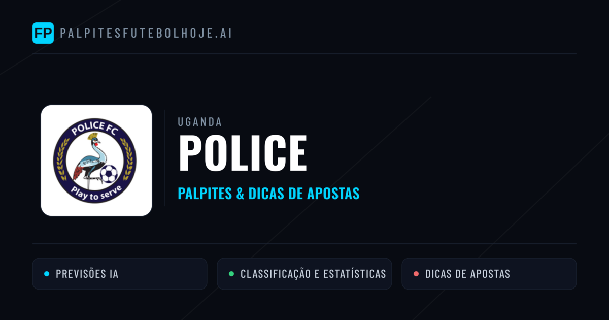 Police Palpites & Estatísticas